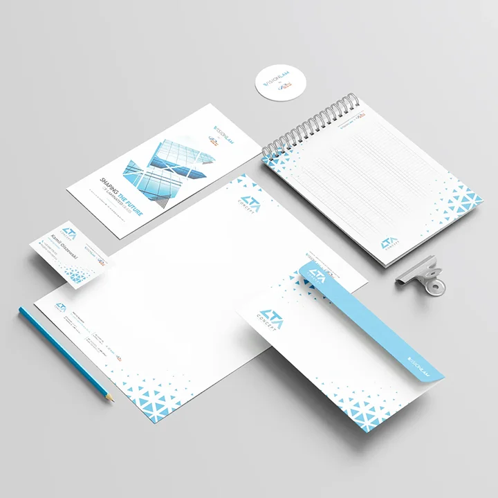 Identyfikacja wizualna dla przedsiębiorstwa LTA Concept - portfolio agencji marketingowej Łódź