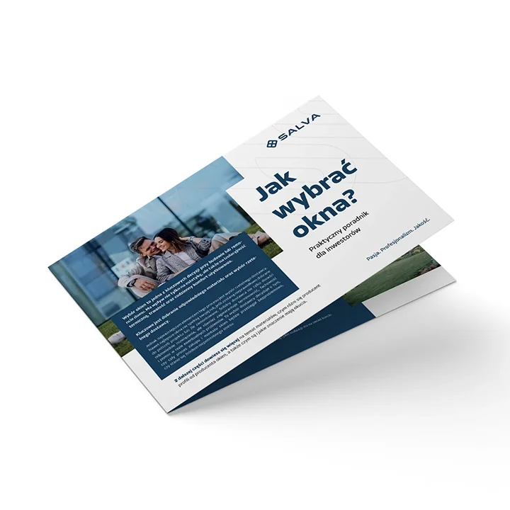 Projekt graficzny poradnika dla Salva Polska - portfolio agencji marketingowej Toruń