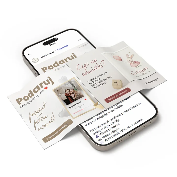 Kampania reklamowa Facebook i Instagram dla Ramkowo.pl - portfolio agencji marketingowej Wrocław