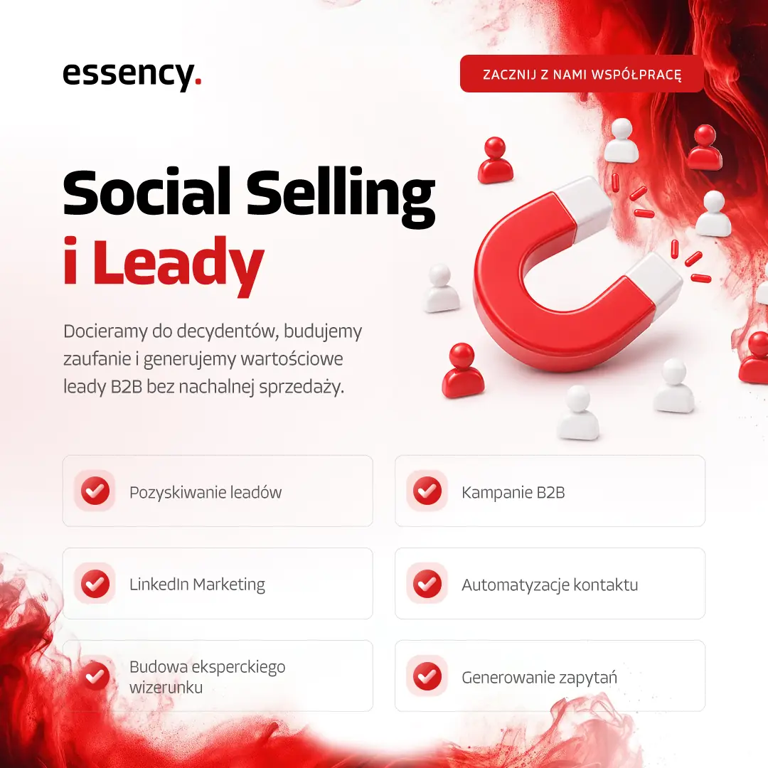 Social selling i leady B2B - Essency Media