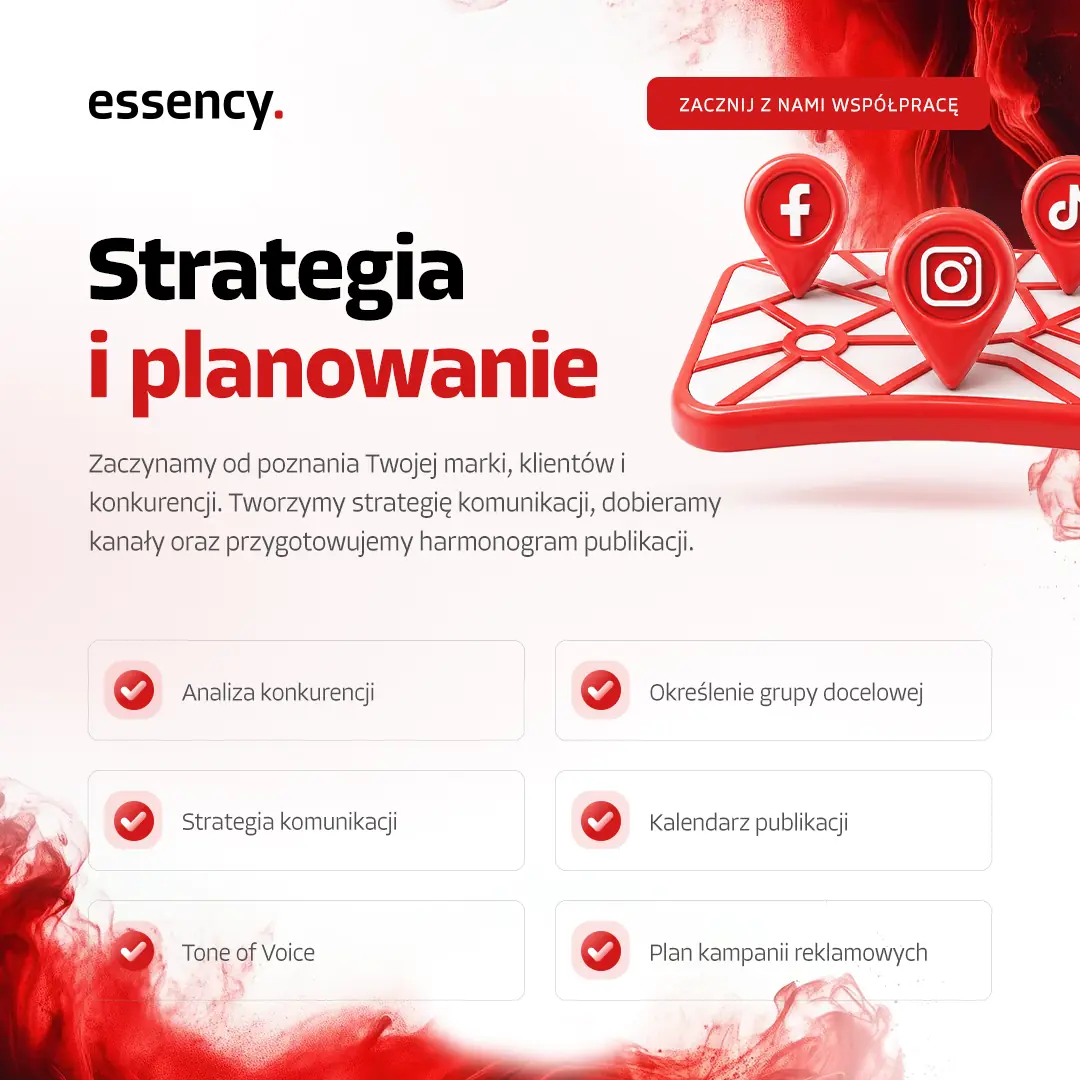 Strategia social media Tychy - Essency Media