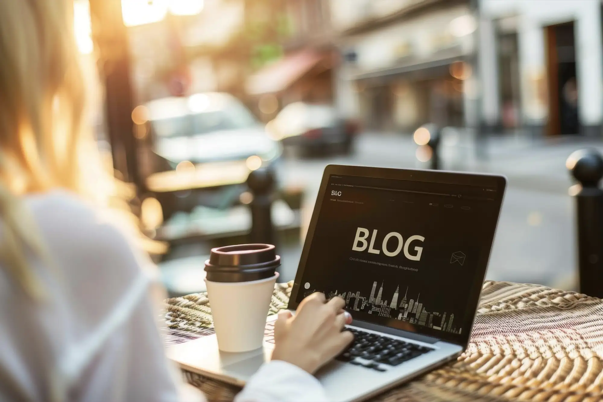 Właścicielka firmy lokalnej z Białegostoku czytająca bloga firmowego konkurencji – content marketing i budowanie zaufania