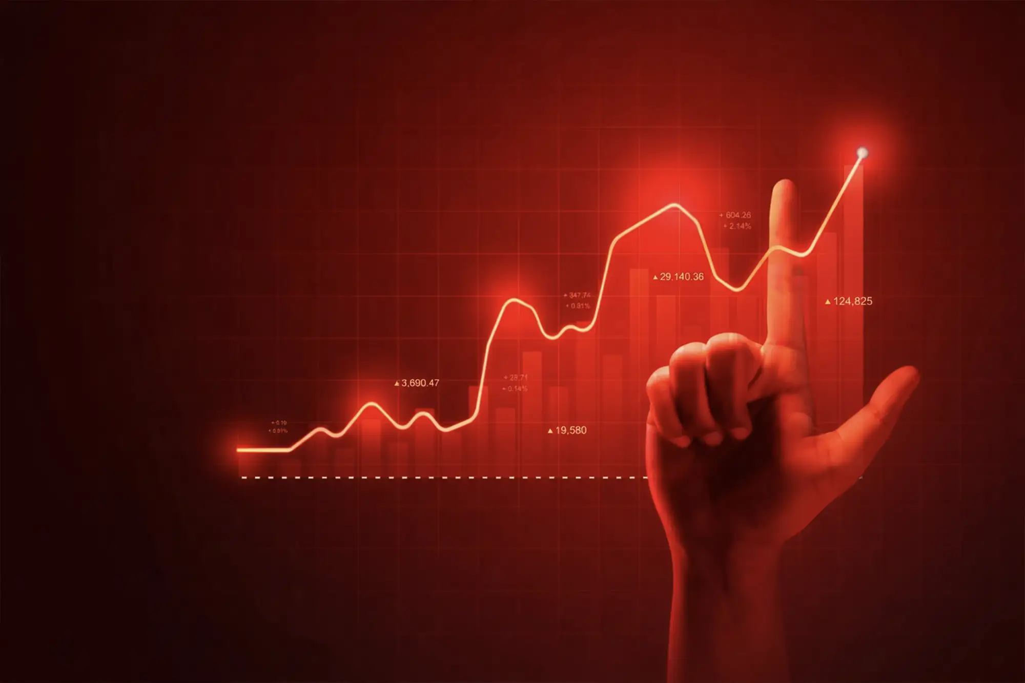 Wykres wzrostu ruchu organicznego dzięki prowadzeniu bloga firmowego – SEO Białystok